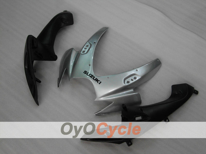 Kit de carénage à injection pour GSX R600 06-07 - Blanc, Argent - Style d'origine #OYO87901523