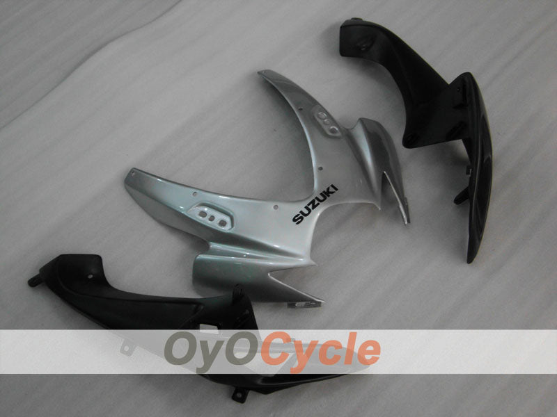 Kit de carénage à injection pour GSX R600 06-07 - Blanc, Argent - Style d'origine #OYO87901523