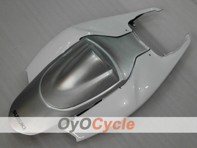 Kit de carénage à injection pour GSX R750 06-07 - Blanc, Argent - Style d'origine #OYO87901312