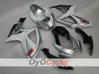 Kit de carénage à injection pour GSX R600 06-07 - Blanc, Argent - Style d'origine #OYO87901523