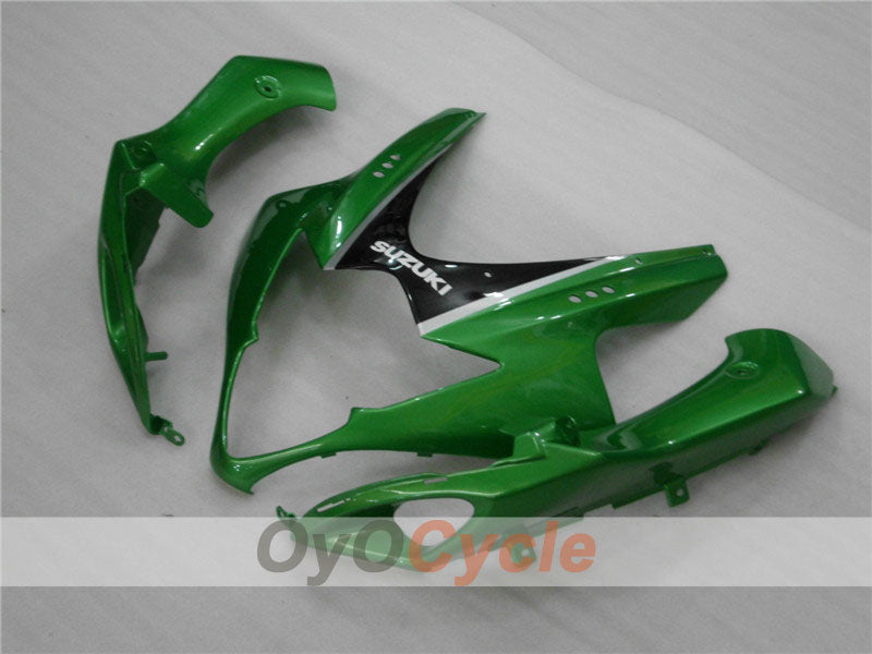 Kit de carénage à injection pour GSX R1000 05-06 - Vert, Noir - Style d’origine #OYO87901983