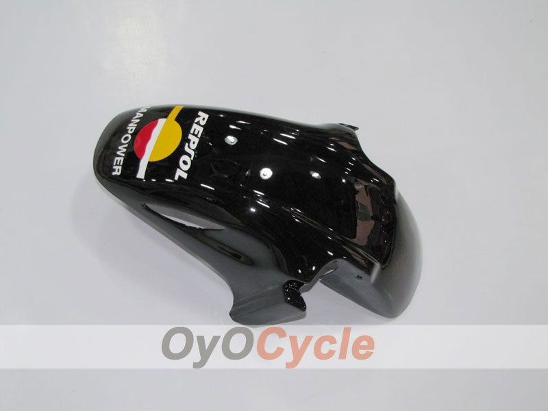 Kit de carénage à injection pour CBR600F3 97-98 - Orange, Noir - MICHELIN, Repsol #OYO87902856