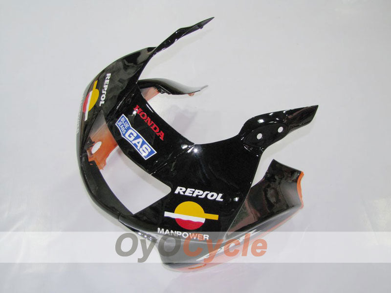 Kit de carénage à injection pour CBR600F3 97-98 - Orange, Noir - MICHELIN, Repsol #OYO87902856