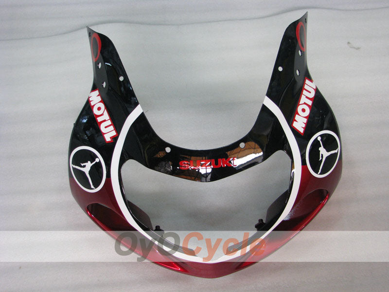 Kit de carénage à injection pour GSX R750 00-03 - Rouge, noir - MOTUL #OYO87905160
