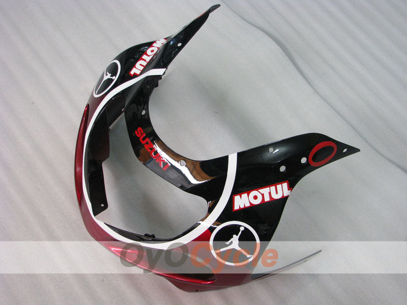 Kit de carénage à injection pour GSX R750 00-03 - Rouge, noir - MOTUL #OYO87905160