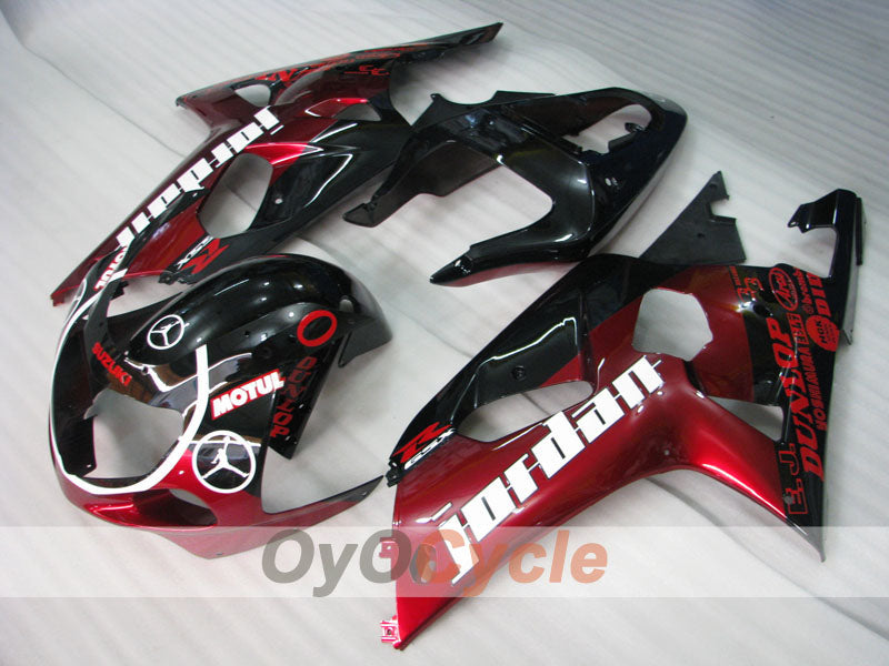 Kit de carénage à injection pour GSX R750 00-03 - Rouge, noir - MOTUL #OYO87905160 Image secondaire du produit