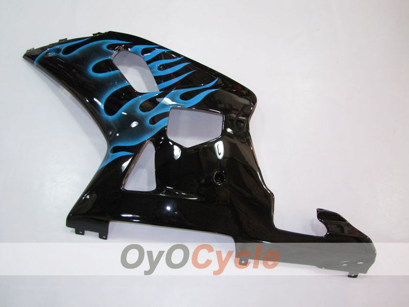 Kit de carénages à injection pour GSX R600 01-03 - Bleu, Noir - Flamme #OYO87901043 Image secondaire du produit