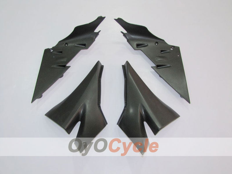 Kit de carénage à injection pour NINJA ZX-10R 04-05 - Noir, Argent - Flamme #OYO87902819
