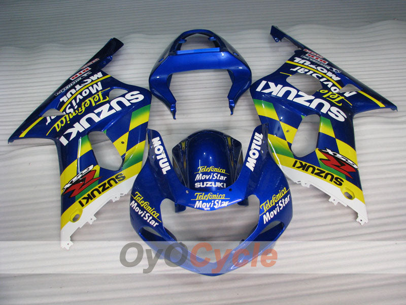 Kit de carénage injecté pour GSX R750 00-03 - Bleu - MOTUL #OYO87905138 Image secondaire du produit