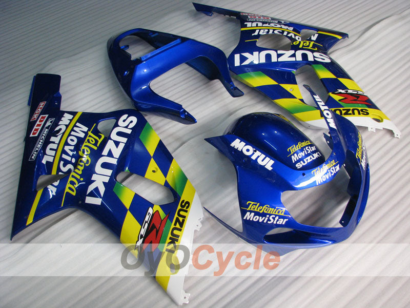 Kit de carénage injecté pour GSX R750 00-03 - Bleu - MOTUL #OYO87905138 Image principale du produit