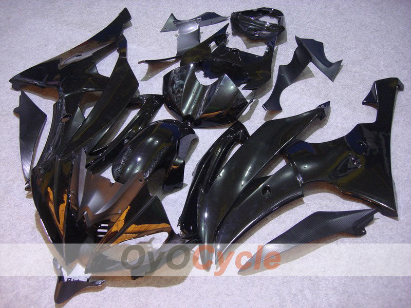 Kit de carénages en injection pour YZF-R6 08-16 - Noir - Style d’origine #OYO87900977