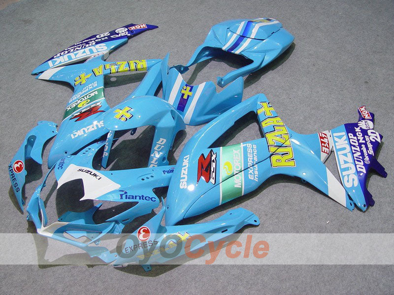 Kit de carénage à injection pour GSX R600 08-10 - Jaune, Bleu - Rizla+ #OYO87901675 Image principale du produit