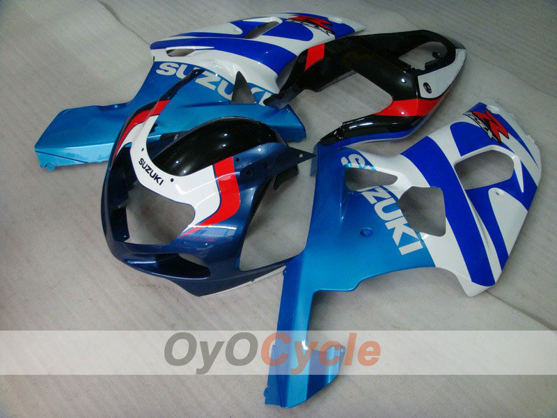 Kit de carénage à injection pour GSX R1000 00-02 - Bleu, blanc - Style d'origine #OYO87901770 Image principale du produit
