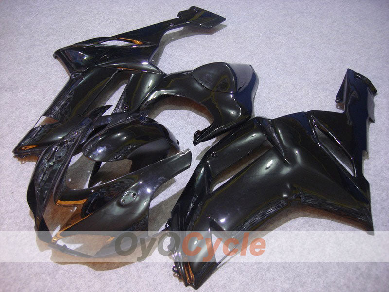 Kit de carénages injectés pour NINJA ZX-6R 07-08 - Noir - Style d’origine #OYO87901906