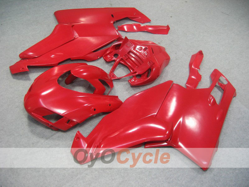Kit de carénage injecté pour Ducati 749 05-06 - Rouge - Style d'origine #OYO87902157