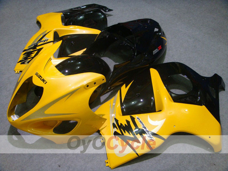 Kit de carénages à injection pour GSXR1300 Hayabusa 99-07 - Jaune, noir - Style d'origine #OYO87902690 Image principale du produit