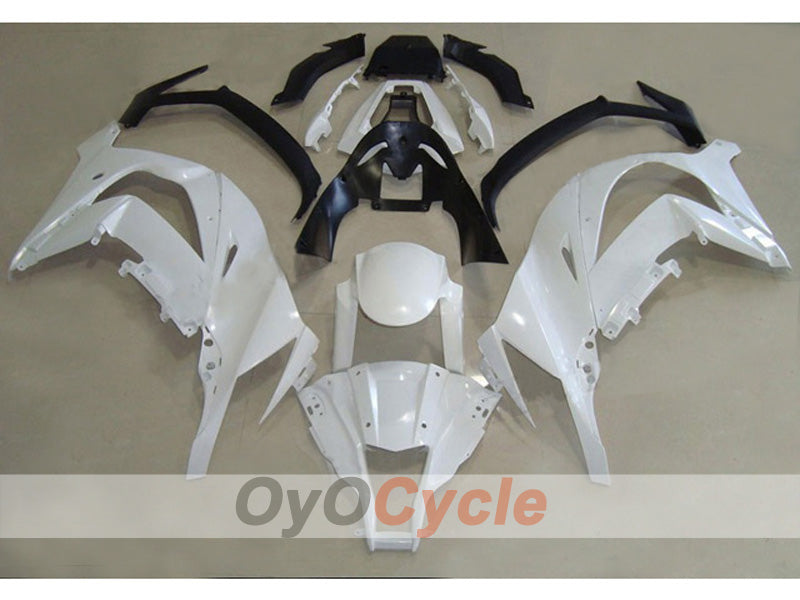 Kit de carénage à injection pour NINJA ZX-10R 11-15 - Blanc, Noir - Style d'usine #OYO87903142 Image principale du produit