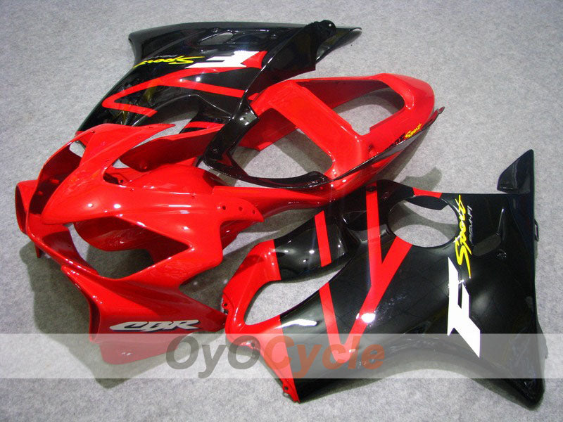Kit de carénage injecté pour CBR600F4i 01-03 - Rouge, Noir - Style d'origine #OYO87900172 Image principale du produit