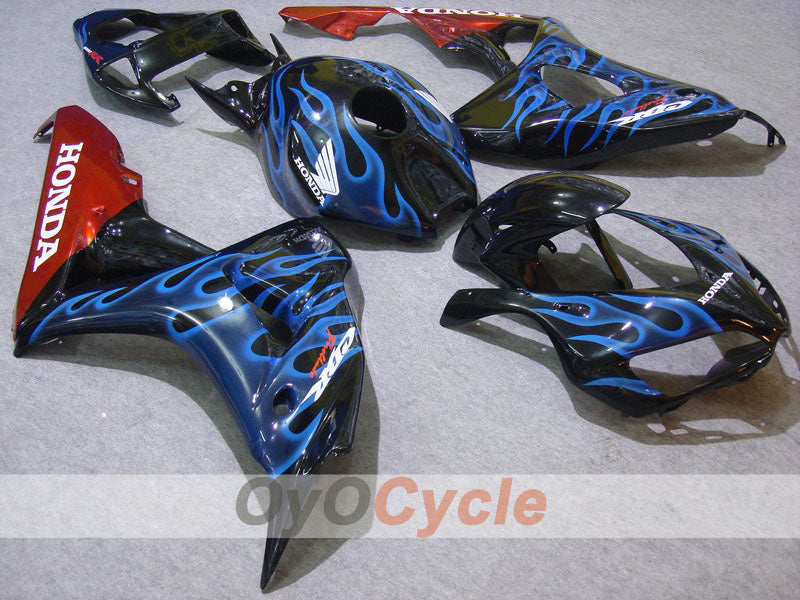 Kit de carénage à injection pour CBR1000RR 06-07 - Bleu, Noir - Flamme #OYO87900597