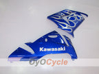 Kit de carénage injecté pour NINJA ZX-10R 04-05 - Bleu, blanc - Flamme #OYO87901535