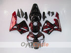 Kit de carénages à injection pour CBR600RR 03-04 - Rouge, noir - Flamme #OYO87902509