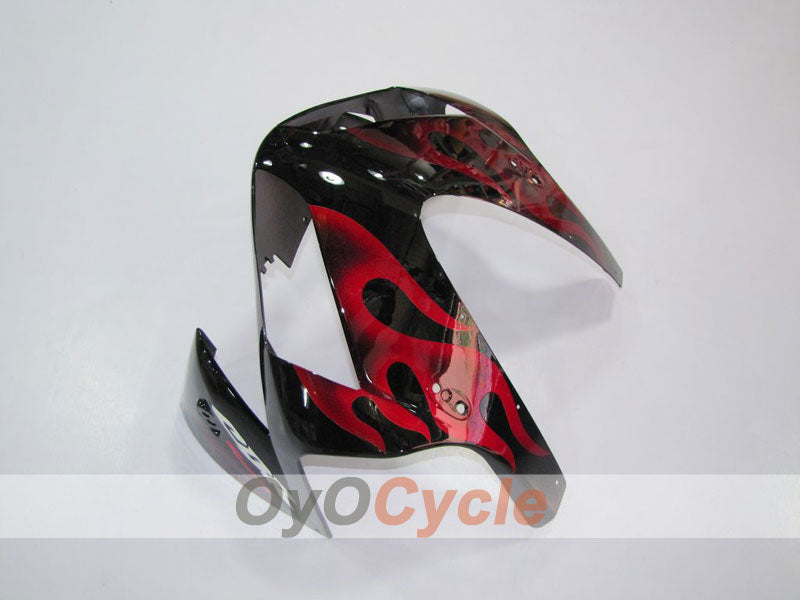 Kit de carénages à injection pour CBR600RR 03-04 - Rouge, noir - Flamme #OYO87902509