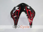 Kit de carénages à injection pour CBR600RR 03-04 - Rouge, noir - Flamme #OYO87902509