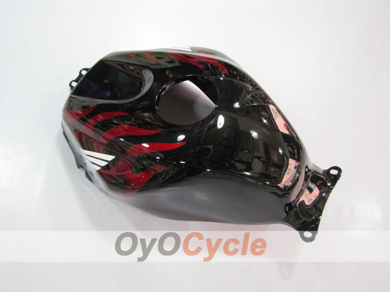 Kit de carénages à injection pour CBR600RR 03-04 - Rouge, noir - Flamme #OYO87902509