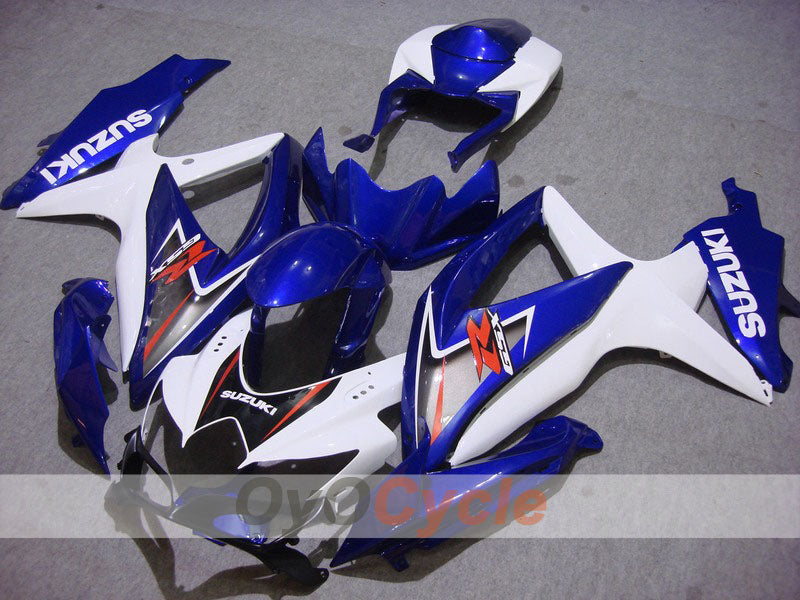 Kit de carénage à injection pour GSX R750 08-10 - Bleu, blanc - Style d'origine #OYO87901418 Image principale du produit