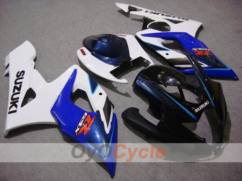 Kit de carénage injecté pour GSX R1000 05-06 - Bleu, blanc - Style d'usine #OYO87902023