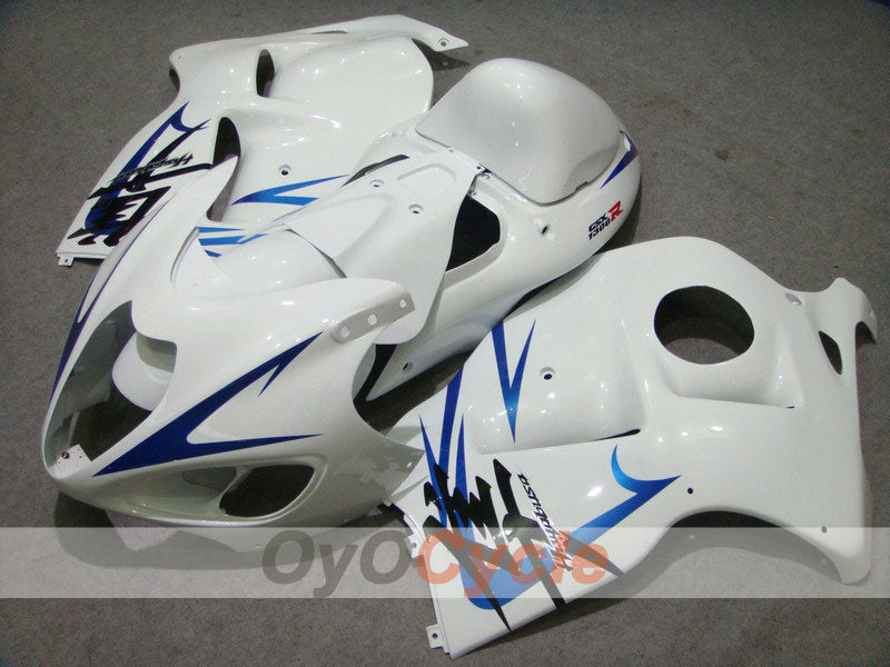 Kit de carénages à injection pour GSXR1300 Hayabusa 99-07 - Bleu, blanc - Style d'origine #OYO87902691 Image principale du produit