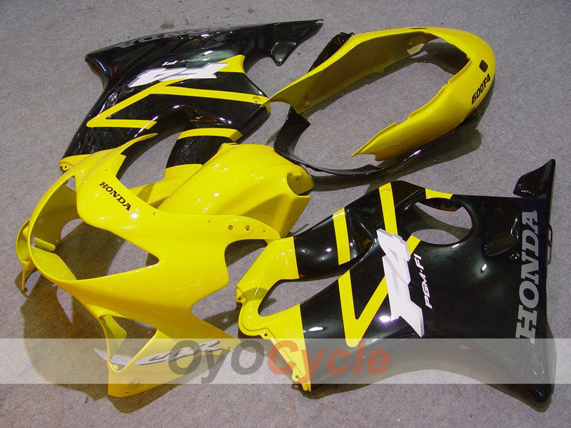 Kit de carénage à injection pour CBR600F4 99-00 - Jaune, Noir - Style usine #OYO87900127 Image principale du produit