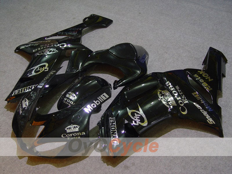 Kit de carénages à injection pour NINJA ZX-6R 07-08 - Noir - Corona #OYO87901901 Image principale du produit