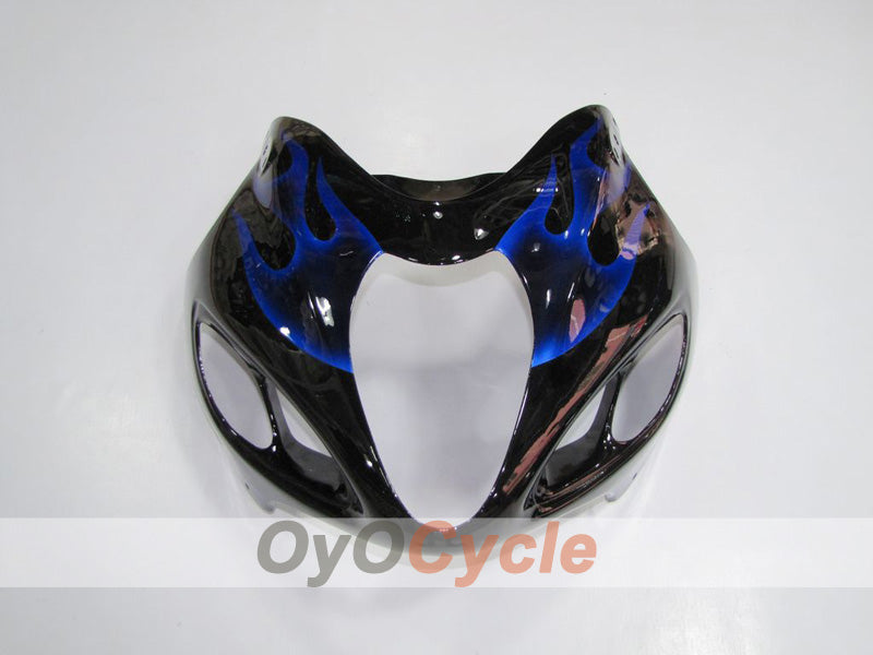 Kit de carénages à injection pour GSXR1300 Hayabusa 99-07 - Bleu, noir - Flamme #OYO87902879