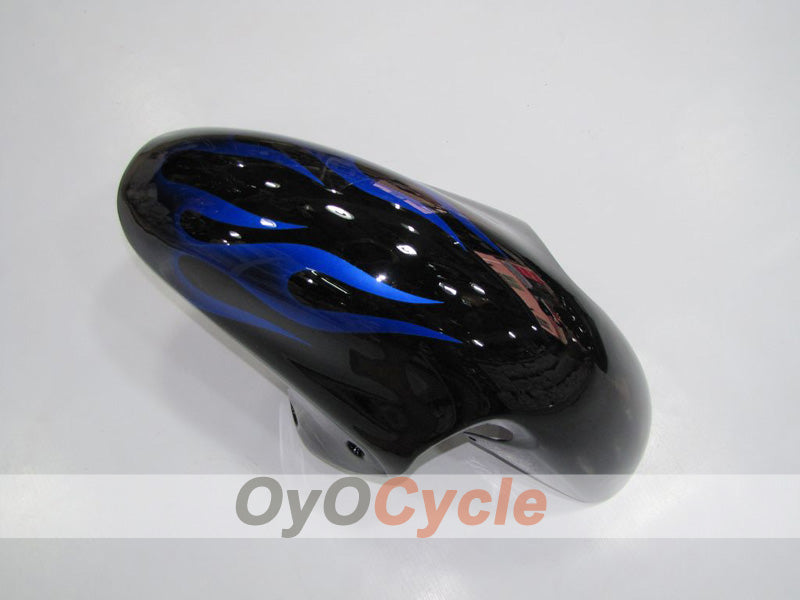 Kit de carénages à injection pour GSXR1300 Hayabusa 99-07 - Bleu, noir - Flamme #OYO87902879