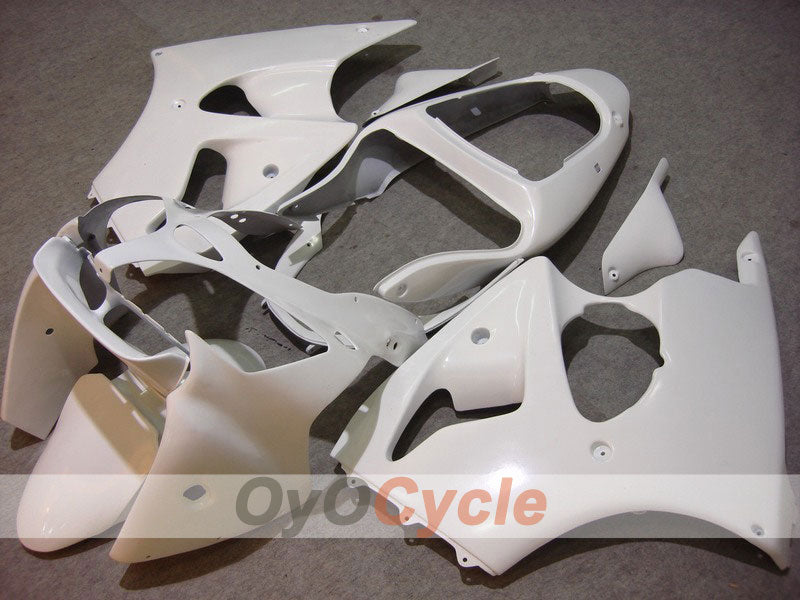 Kit de carénage à injection pour NINJA ZX-6R 00-02 - Blanc - Style usine #OYO87901686