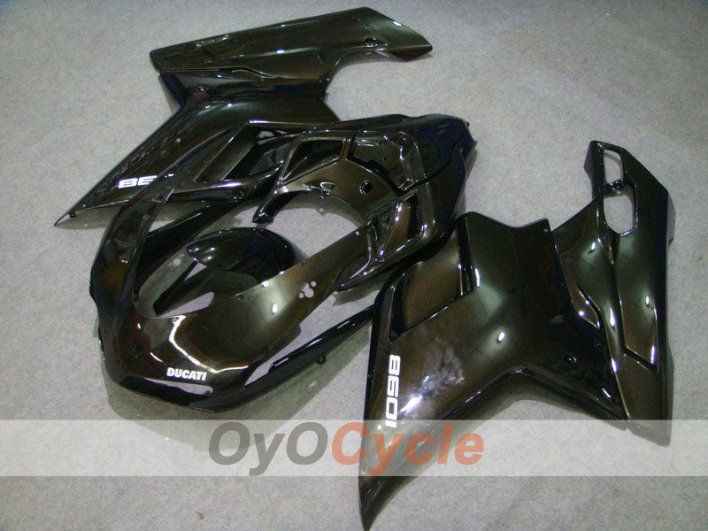 Kit de carénage injecté pour Ducati 1098 07-09 - Noir - Style usine #OYO87902321 Image principale du produit