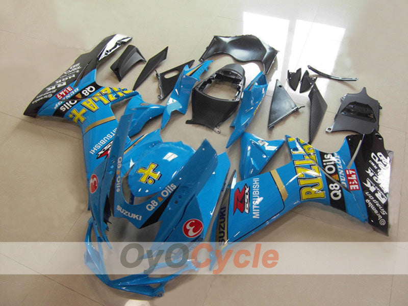 Kit de carénage injecté pour GSX R750 11-26 - Bleu, Noir - Rizla+ #OYO87903210 Image principale du produit