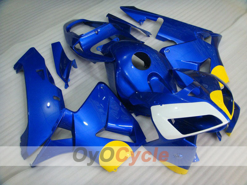Kit de carénage à injection pour CBR600RR 05-06 - Jaune, Bleu - Style d'usine #OYO87900290