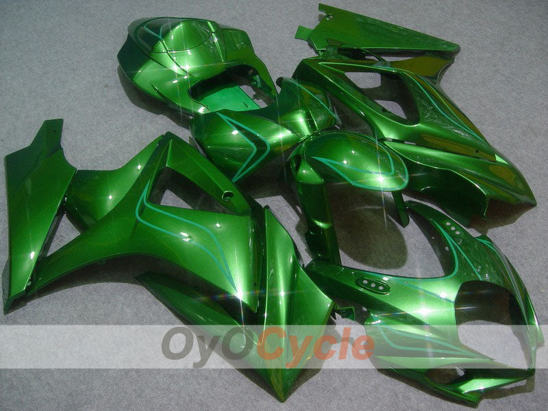 Kit de carénage à injection pour GSX R1000 07-08 - Vert - Style usine #OYO87902122
