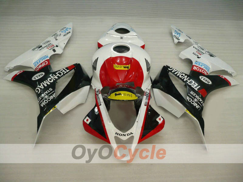 Kit de carénage à injection pour CBR600RR 07-08 - Blanc, noir - Style d’origine #OYO87900393 Image principale du produit