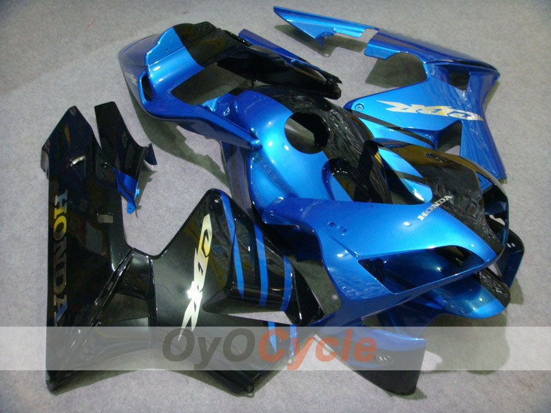 Kit de carénage à injection pour CBR600RR 03-04 - Bleu, Noir - Style usine #OYO87902567