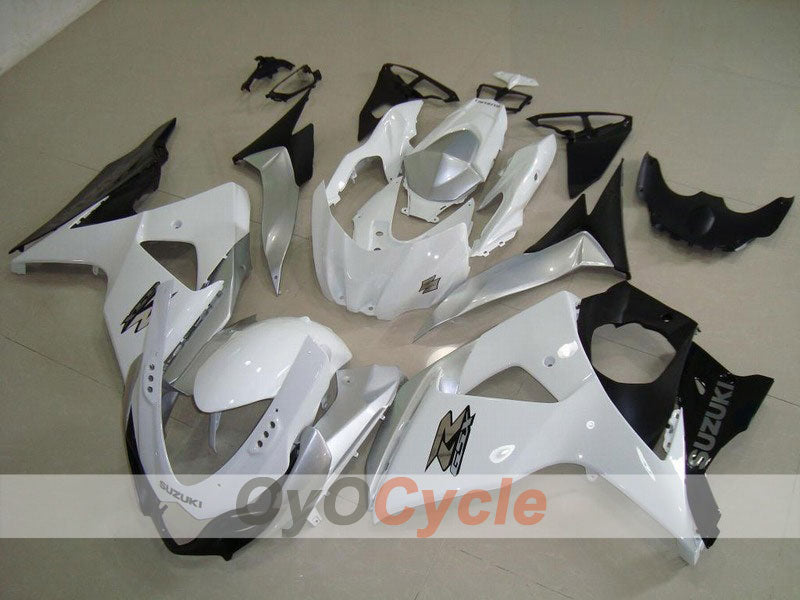 Kit de carénage à injection pour GSX R1000 09-16 - Blanc, Noir - Style d'origine #OYO87902870 Image principale du produit