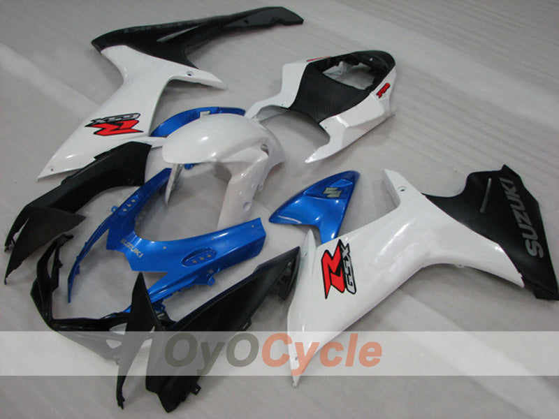 Kit de carénage injecté pour GSX R750 11-26 - Blanc, noir - Style d'origine #OYO87903193