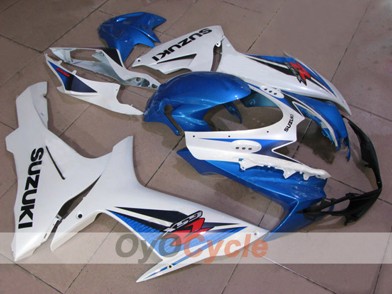 Kit de carénage injecté pour GSX R600 11-26 - Bleu, Blanc, Mat - Style usine #OYO87903216 Image principale du produit