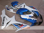 Kit de carénage injecté pour GSX R600 11-26 - Bleu, Blanc, Mat - Style usine #OYO87903216