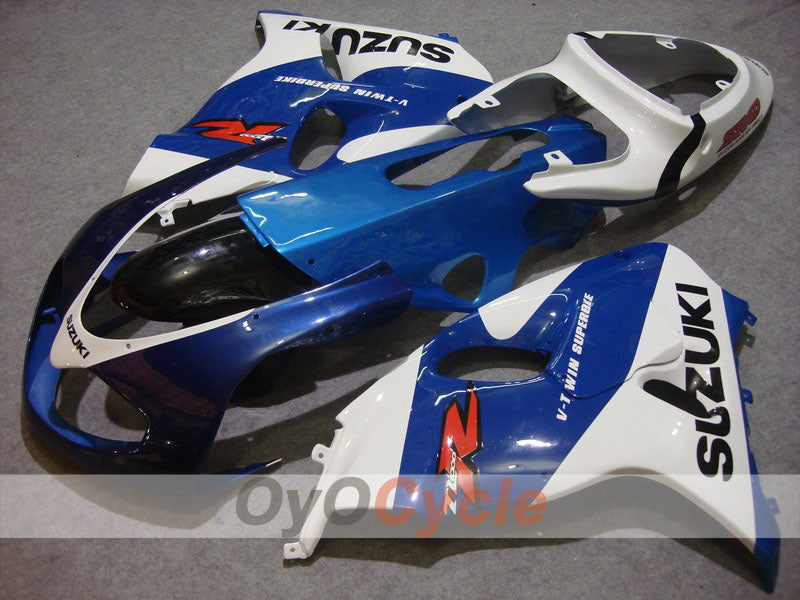 Kit de carénage à injection pour TL1000R 98-03 - Bleu, blanc - Style usine #OYO87903282 Image principale du produit