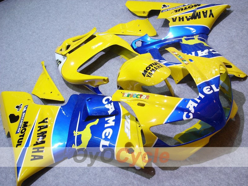 Kit de carénage à injection pour YZF-R1 98-99 - Jaune, Bleu - Camel, MOTUL #OYO87900449
