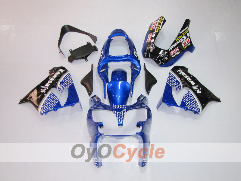 Kit de carénage pour NINJA ZX-9R 00-01 - Bleu, noir - Nakano #OYO87903032 Image principale du produit
