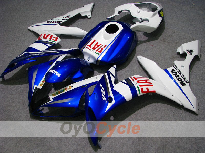 Kit de carénage à injection pour YZF-R1 04-06 - Bleu, blanc - FIAT, MOTUL #OYO87900825